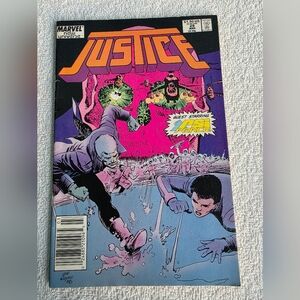Justice Comic Book #29 Marvel March 1988